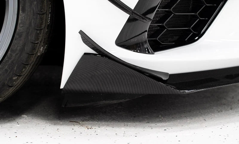 Corvette C8 Stingray 5VM Style Carbon Fiber Front Splitter