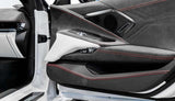 C8 Corvette Carbon Fiber Door Kick Panel Overlay