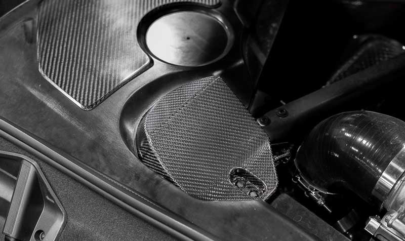 C8 Corvette Carbon Fiber Rear Strut Tower Covers - Coupe Only