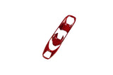 C8 Corvette Red Carbon Fiber Transmission Control Outer Trim