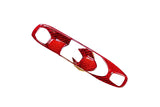 C8 Corvette Red Carbon Fiber Transmission Control Outer Trim