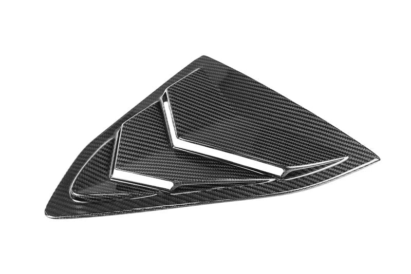 C8 Corvette Vented Carbon Fiber B-Pillar Trim Overlays – Coupe