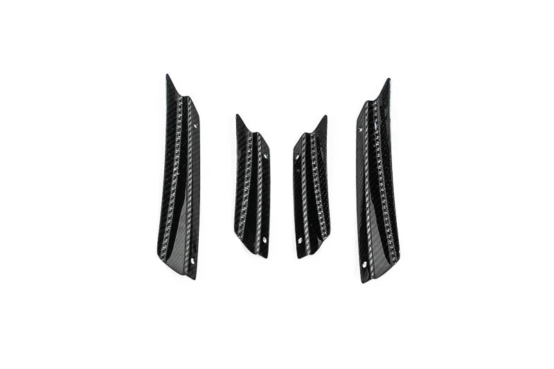 C8 Corvette Carbon Fiber Front Canards – 4PC