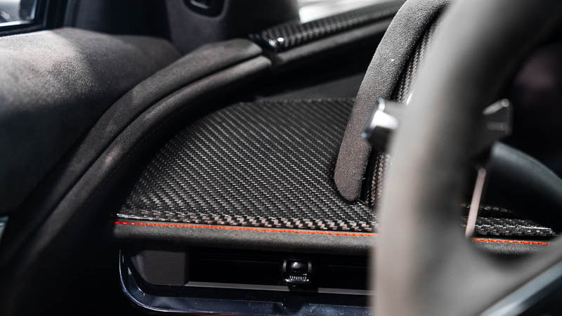 C8 Corvette Driver Side Dashboard Carbon Fiber Overlay (2020+)