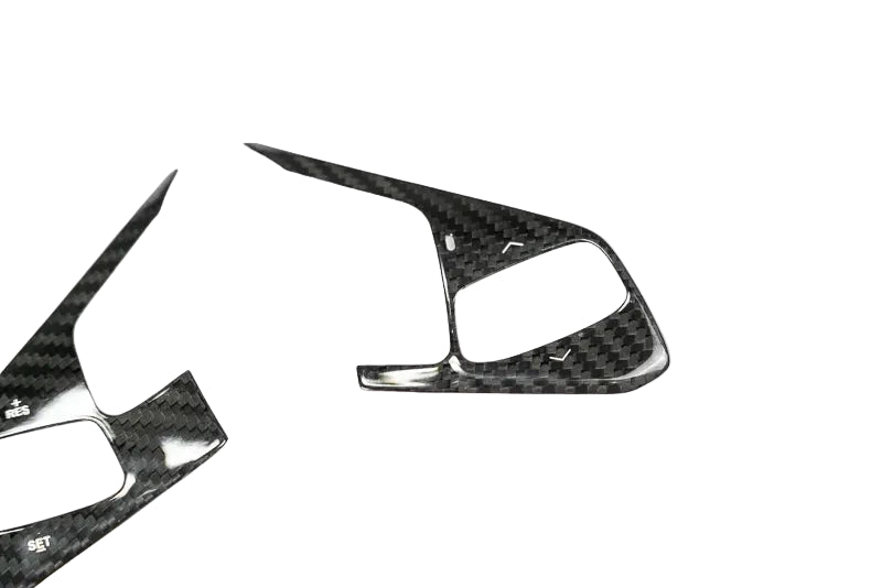 C8 Corvette Carbon Fiber Steering Wheel Side Covers – Heated