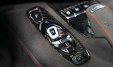 C8 Corvette Red Carbon Fiber Transmission Control Outer Trim