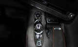 C8 Corvette Carbon Fiber Transmission Control Outer Trim