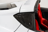 C8 Corvette Vented Carbon Fiber B-Pillar Trim Overlays – Coupe