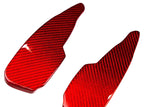 Corvette C8 Stingray Carbon Fiber Paddle Shifter Extenders - Red, Blue, Silver, Forged