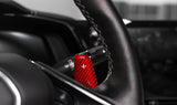 C8 Corvette Red Carbon Fiber Paddle Shifter Replacement