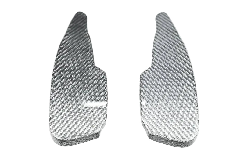 Corvette C8 Stingray Carbon Fiber Paddle Shifter Extenders - Red, Blue, Silver, Forged