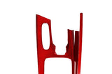Corvette C8 Red Carbon Fiber Center Console Overlay