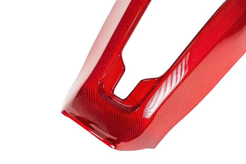 C8 Corvette Carbon Fiber Rear Waterfall Overlay - Red