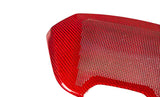 C8 Corvette Carbon Fiber Waterfall Speaker Overlay - Red