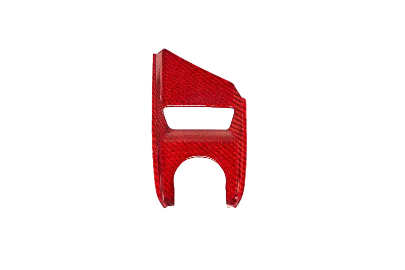 C8 Corvette Red Carbon Fiber Mode Selector Trim Overlay