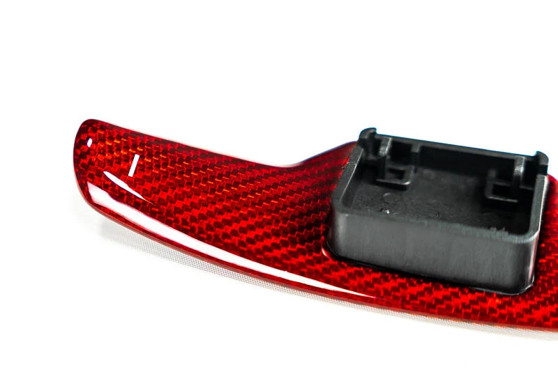 C8 Corvette Red Carbon Fiber Paddle Shifter Replacement