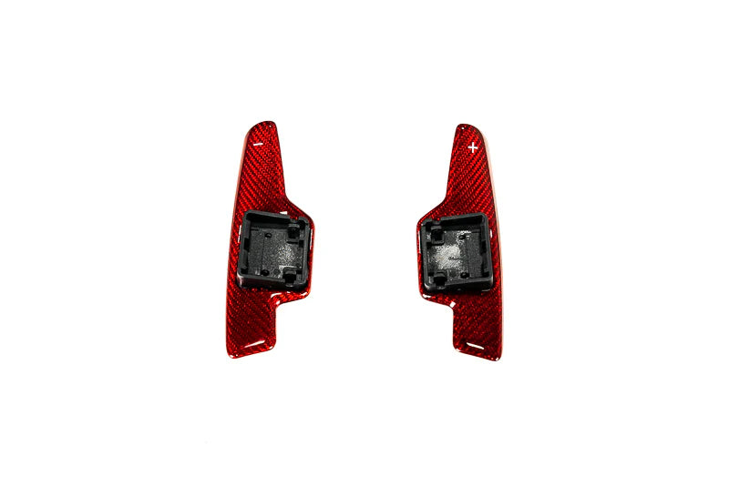C8 Corvette Red Carbon Fiber Paddle Shifter Replacement