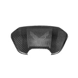 C8 Corvette Carbon Fiber Waterfall Speaker Overlay with Corvette Flags