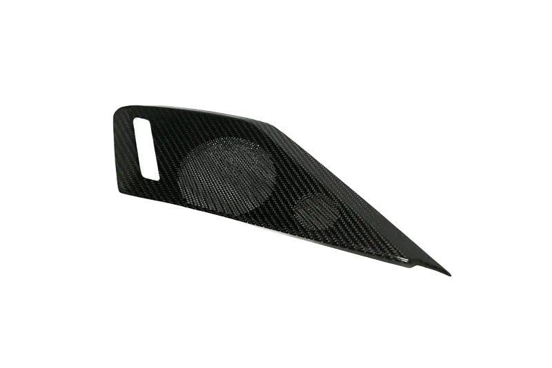 C8 Corvette Carbon Fiber Door Speaker Covers – Black