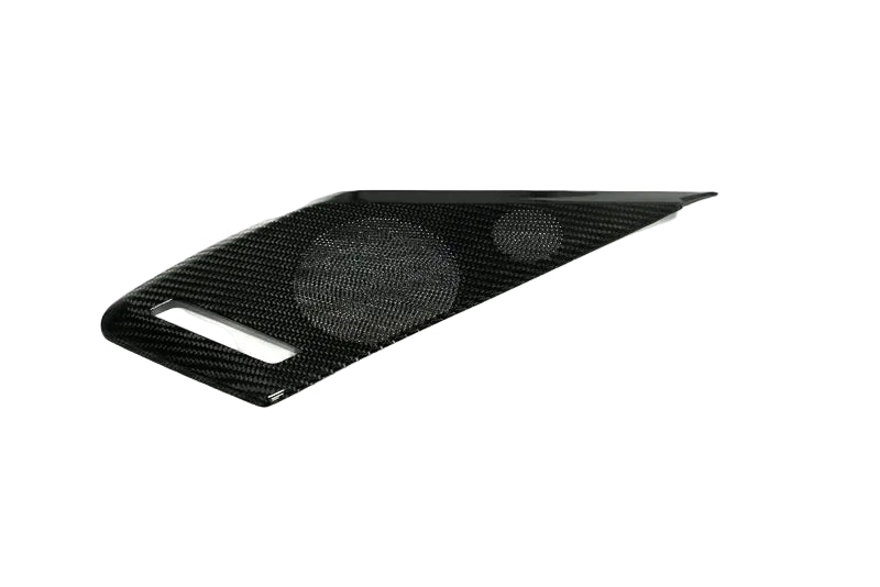 C8 Corvette Carbon Fiber Door Speaker Covers – Black