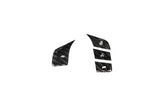 2020–2023 C8 Corvette Carbon Fiber Steering Wheel Button Covers – Heated