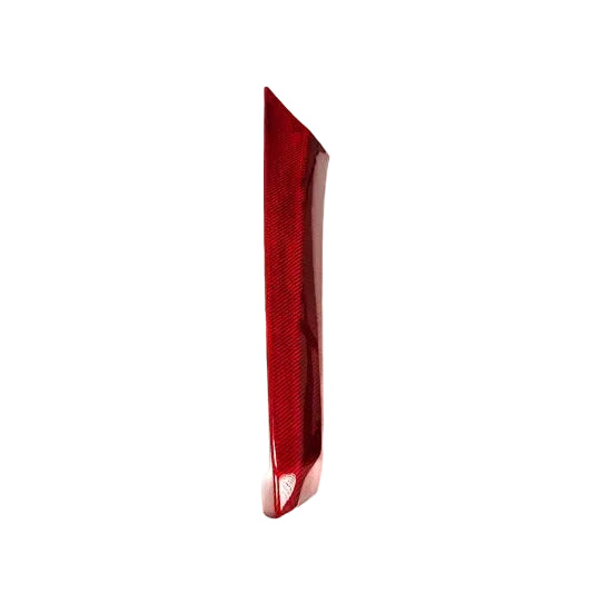 2020–2025 Chevrolet Corvette C8 Red Carbon Fiber Upper Right Center Console Trim