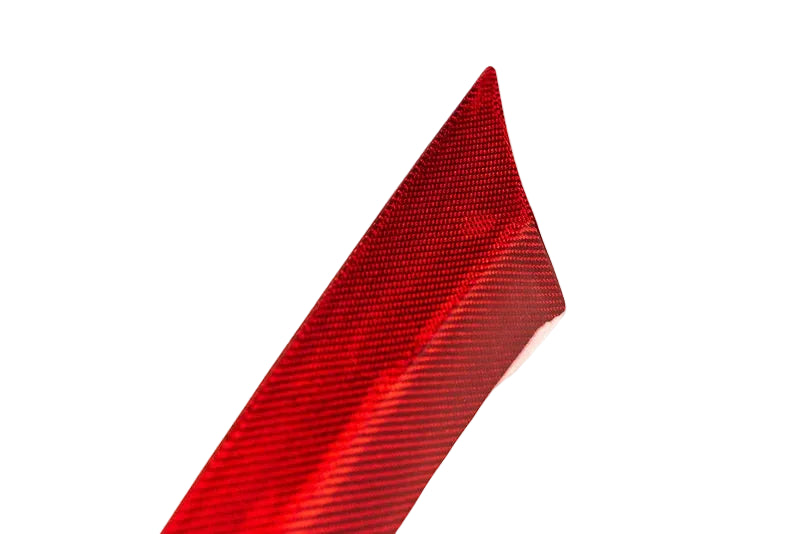 2020–2025 Chevrolet Corvette C8 Red Carbon Fiber Upper Right Center Console Trim