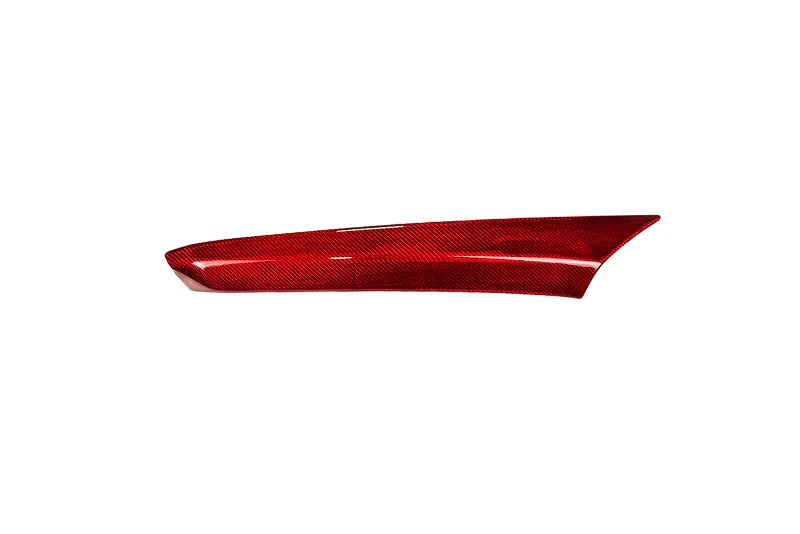 2020–2025 Chevrolet Corvette C8 Red Carbon Fiber Upper Right Center Console Trim