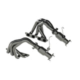 Múltiples colectores de escape Kooks Tri-Y con catalizadores de alto flujo Ultra-GREEN para Chevrolet Corvette C8 Z06 5.5L LT6 2023–2025 – Acero inoxidable de 1-7/8” a 2”