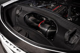 2020+ Chevrolet Corvette C8 Stingray Eventuri Carbon Fiber Intake System with Clear Lid