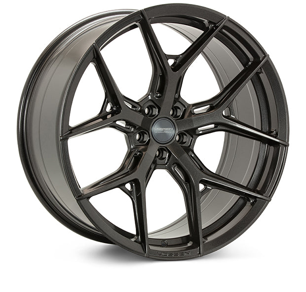 Vossen HF-5 Hybrid Forged Wheels for Corvette C8 Stingray– 19x8.5 Front & 20x11 Rear Gloss Black