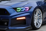 Faros estilo S650 para Ford Mustang 2015-2017 - Serie Flow