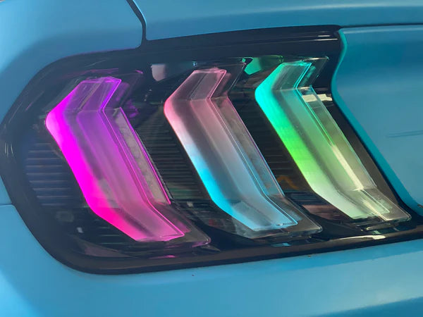 Luces traseras RGB para Ford Mustang 2015-2023 - Serie Flow