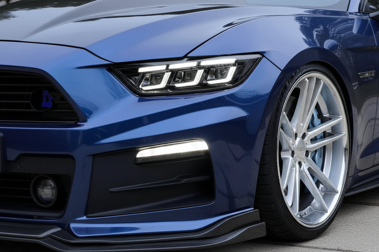 Faros estilo S650 para Ford Mustang 2015-2017 - Serie Flow