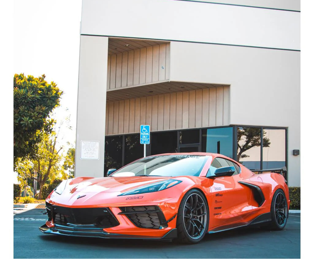 Kit aerodinámico de fibra de carbono para Corvette C8