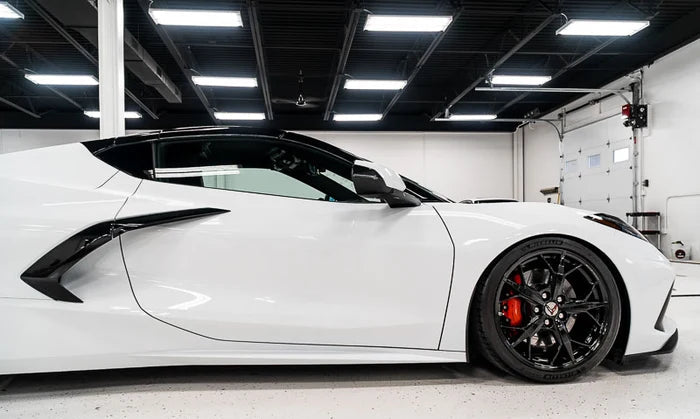 C8 Corvette Stingray Carbon Flash Rocker Panel Extensions