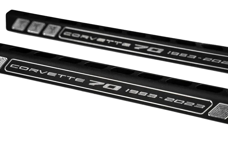 C8 Corvette Billet Strut Tower Support Bars – Black