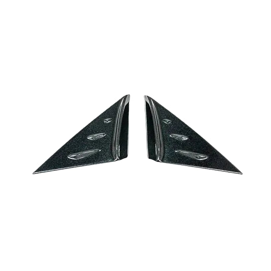 C8 Corvette Carbon Flash Anti-Buffeting A-Pillar Trim Overlays