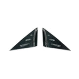 C8 Corvette Carbon Flash Anti-Buffeting A-Pillar Trim Overlays