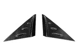 C8 Corvette Carbon Fiber Anti-Buffeting A-Pillar Trim Overlays