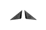 C8 Corvette Carbon Fiber Anti-Buffeting A-Pillar Trim Overlays