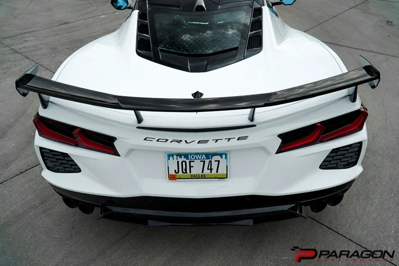 Corvette C8 Stingray Carbon Fiber High Wing Spoiler
