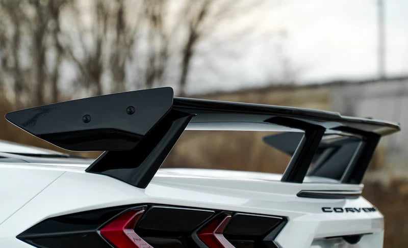 GM OEM C8 Corvette High Wing Spoiler – Carbon Flash (2020+)