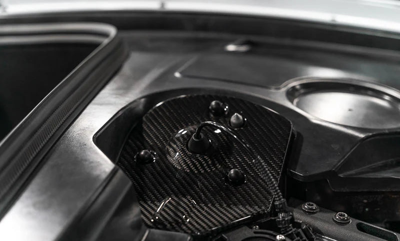 C8 Corvette Carbon Fiber Rear Strut Tower Covers