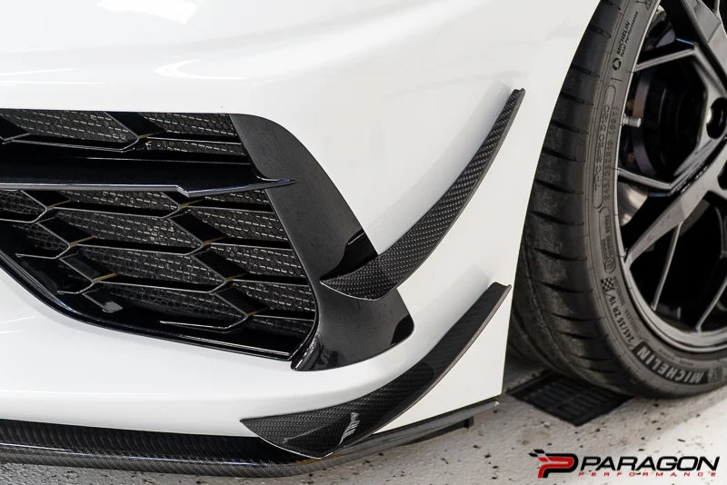 Corvette C8 Stingray Verus Engineering Carbon Flash Dual Element Canards