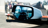C8 Corvette Wide Angle Convex Mirrors with Turn Signals, Defrosters &amp; Blind Spot Detection