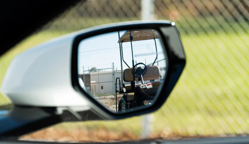 C8 Corvette Wide Angle Convex Mirrors with Turn Signals, Defrosters &amp; Blind Spot Detection