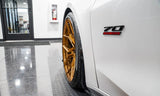 C8 Corvette Z06 / E-Ray / ZR1 Extended Front Splash Guards – Carbon Flash