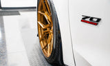 C8 Corvette Z06 / E-Ray / ZR1 Extended Front Splash Guards – Carbon Flash