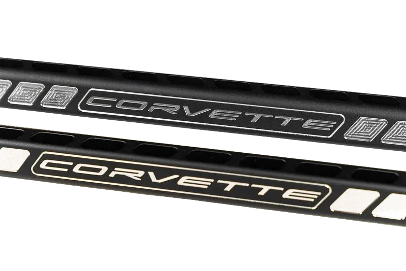 C8 Corvette Billet Strut Tower Support Bars – Black